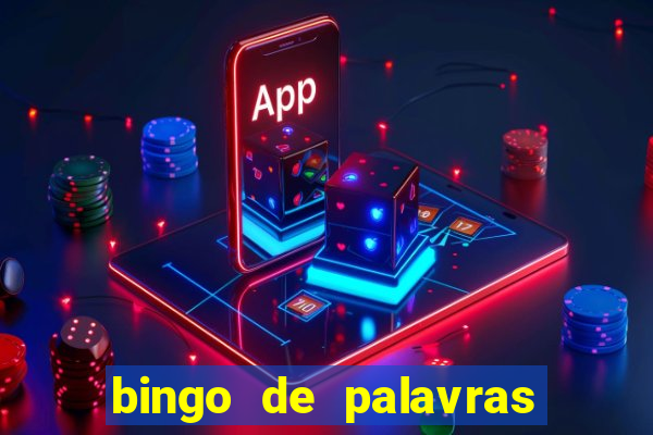 bingo de palavras de natal